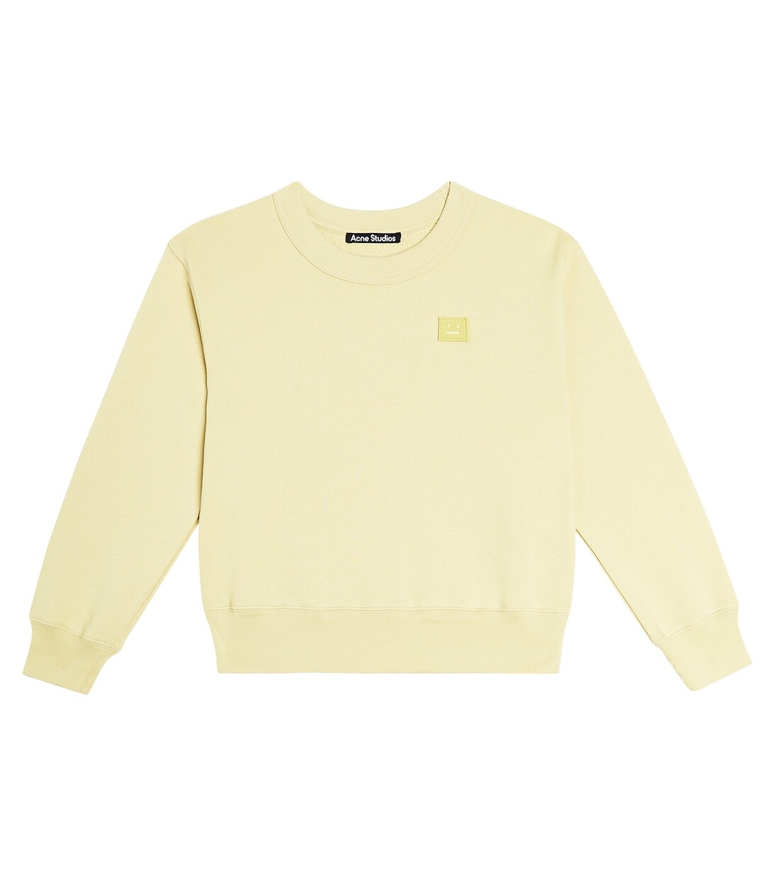 

Толстовка из хлопка для лица Acne Studios Kids, зеленый
