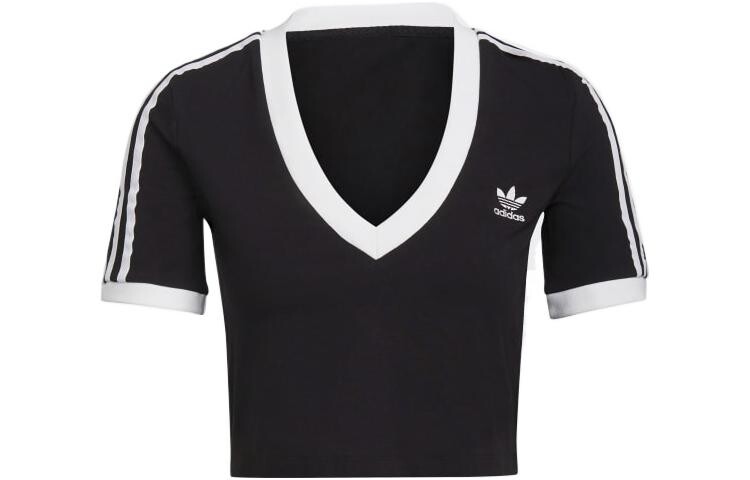 

Женский укороченный топ Adidas Originals, цвет Black