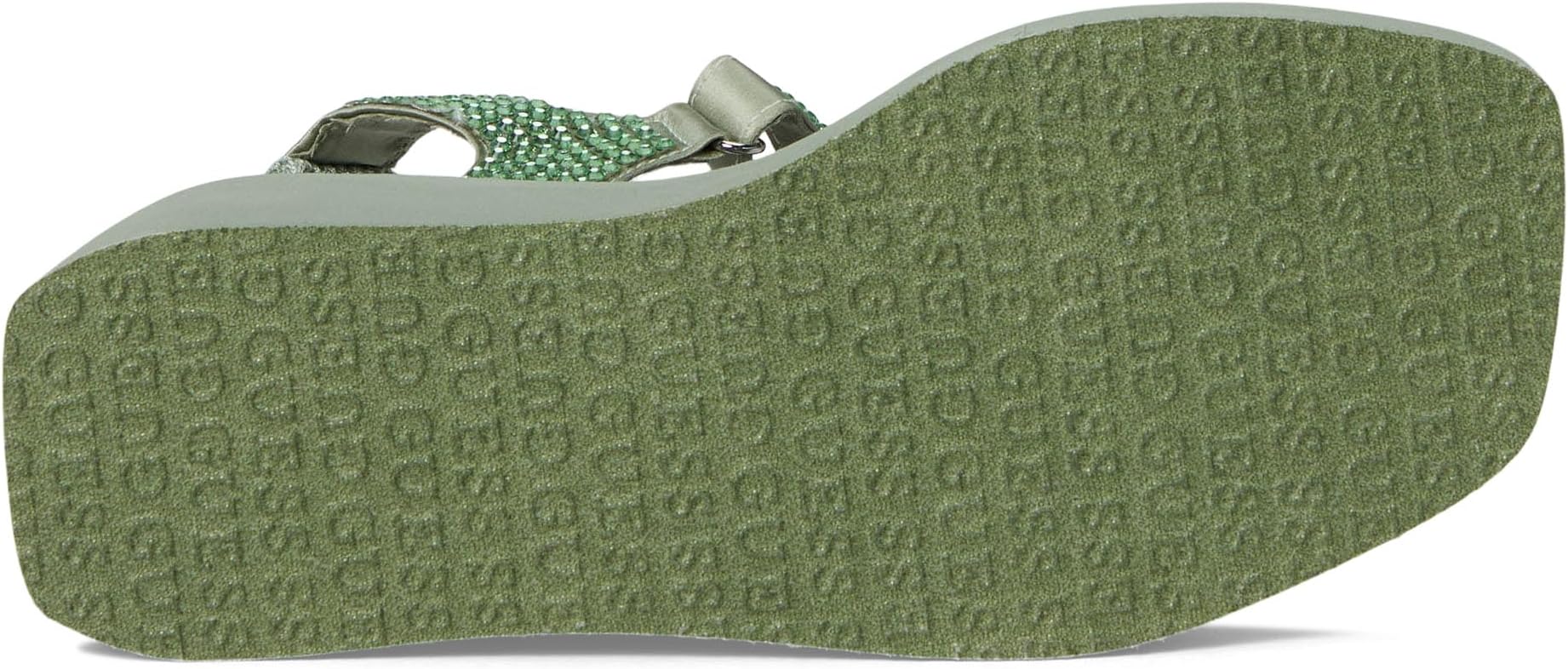 Сандалии GUESS Dawsin, цвет Light Green — фото 3