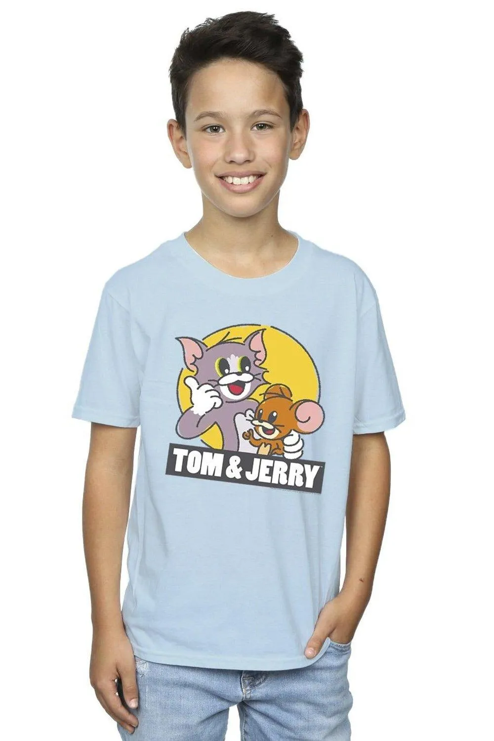 

Футболка с логотипом Sketch Tom & Jerry, синий
