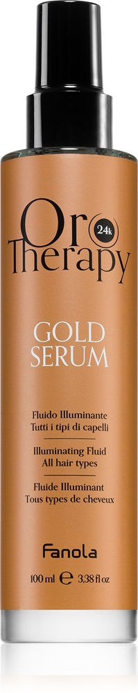 

Сыворотка для волос Orotherapy Gold Serum с 24-каратным золотом Fanola, 100 мл