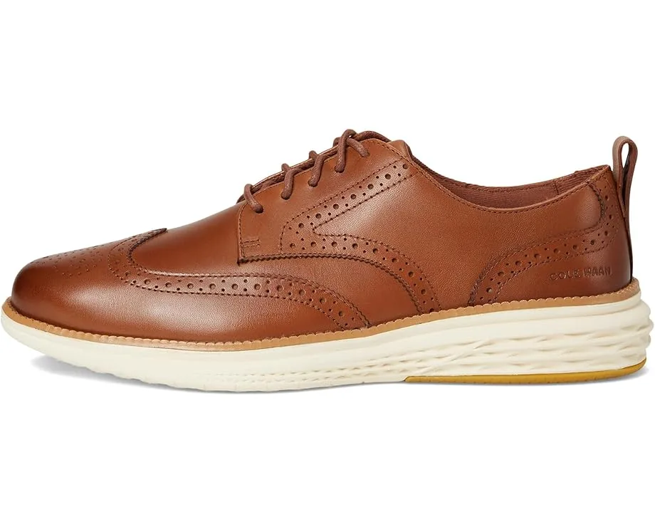 Оксфорды Cole Haan Grand Hurrion Wing Tip Oxford, British Tan/Ivory — фото 4