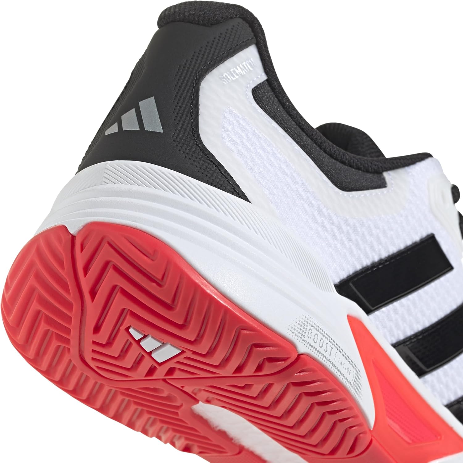 Мужские теннисные кроссовки Adidas Solematch Control 2, белый/черный — фото 3