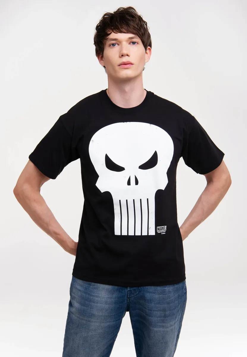 

Футболка Logoshirt "Marvel Comics - Punisher", с лицензионным принтом, черный