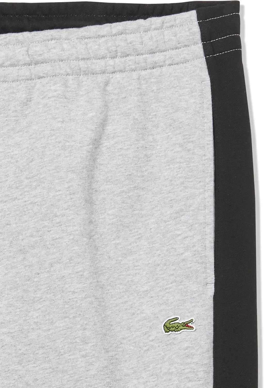 Мужские суженные свитшоты Lacoste с цветными блоками, черный — фото 2