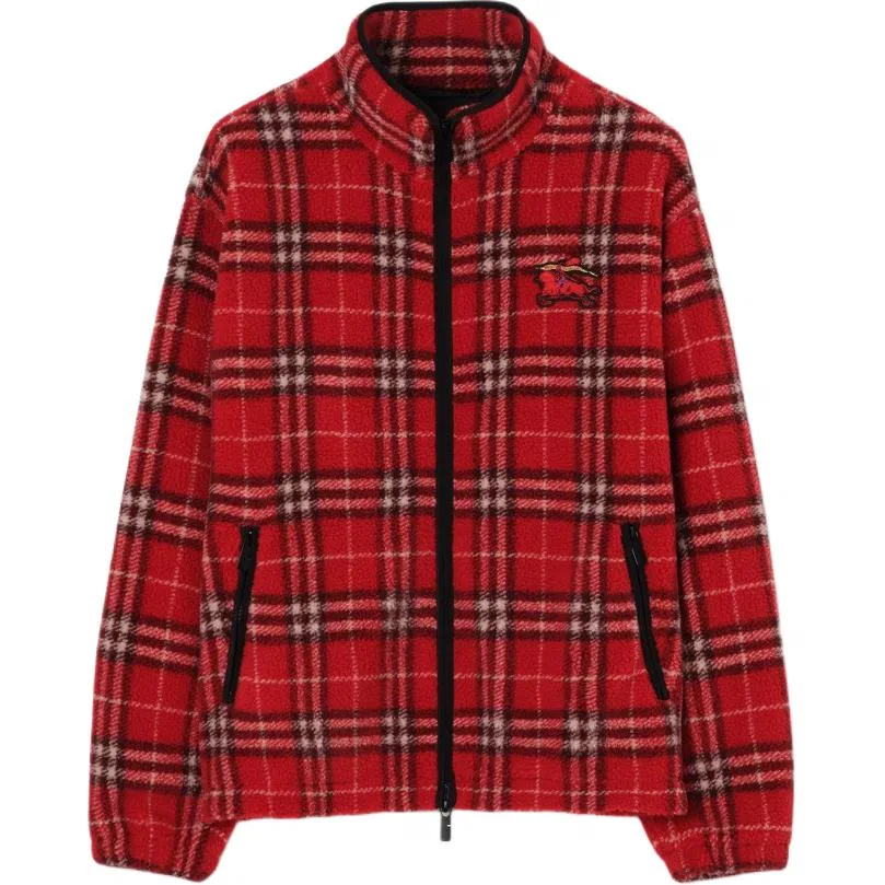 Пальто Burberry вельветовое Crayon Red