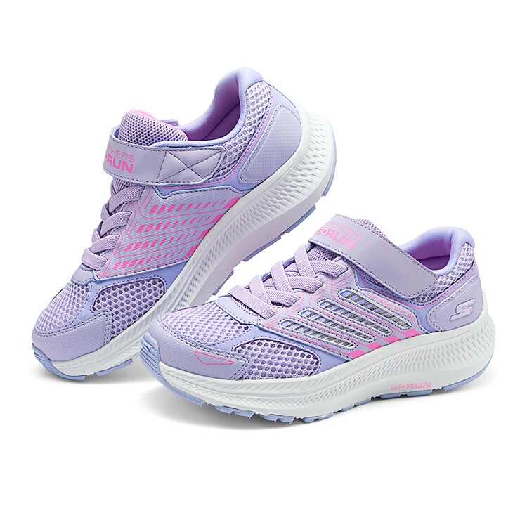 Кроссовки Skechers Girls Kids Lifestyle Shoes Kids Low-top Lavender/pink, розовый — фото 3