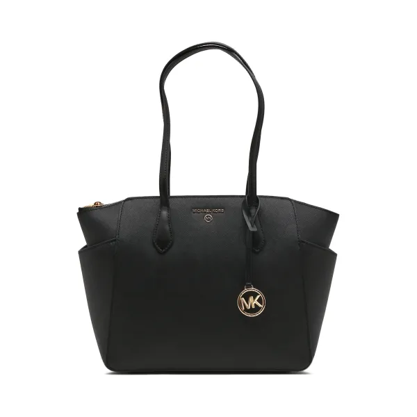

Кожаная сумка-шоппер Marilyn Michael Kors, черный