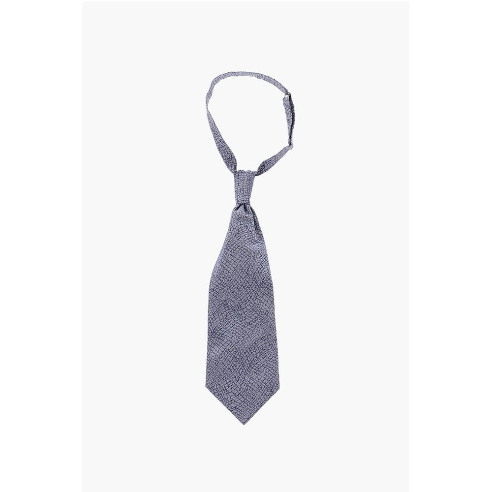 

Шелковый церемониальный галстук Ascot Corneliani, синий