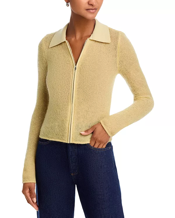 

Свитер-Поло Лева Rag & Bone, желтый