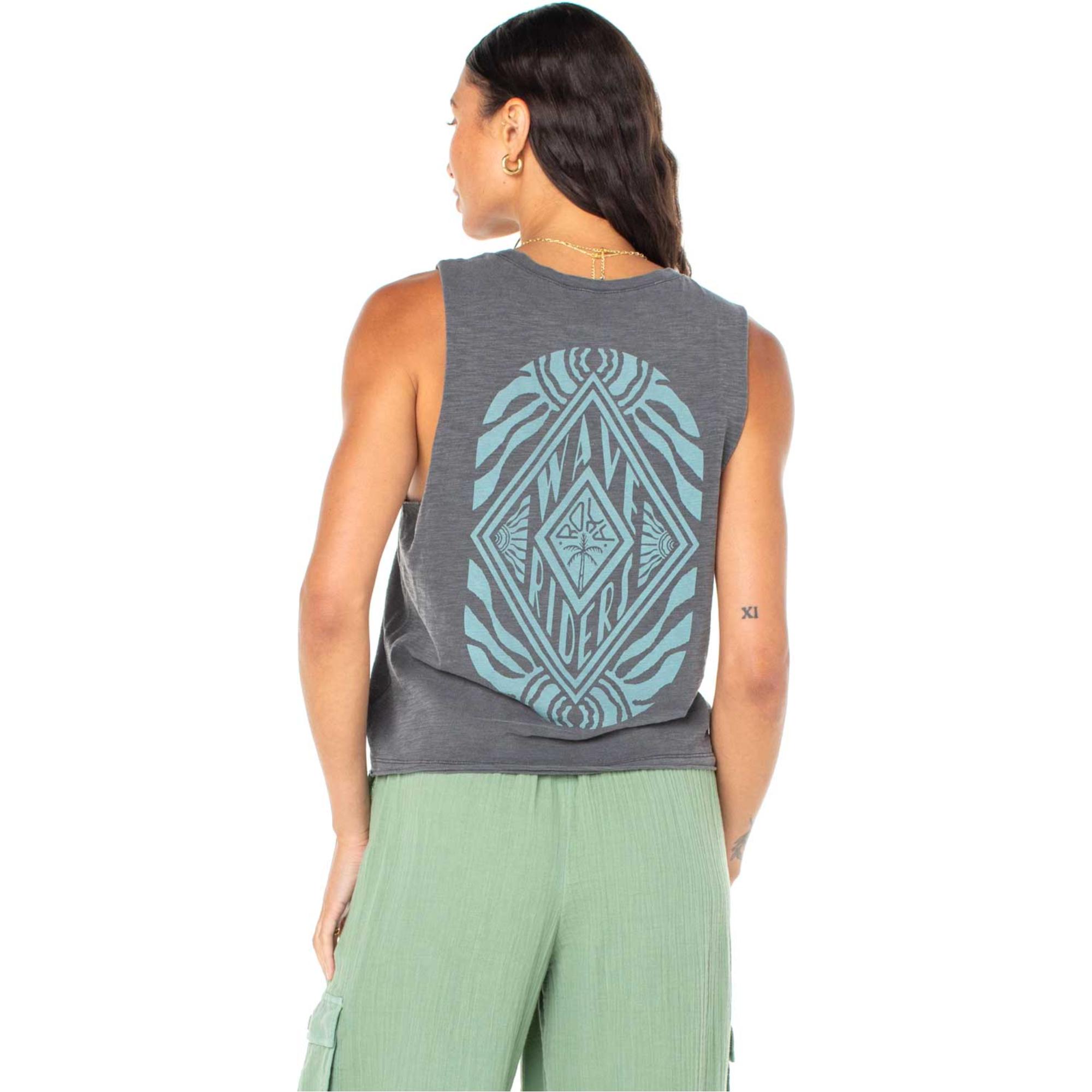 

Женская майка с графическим принтом Waveriders ROXY, Phantom