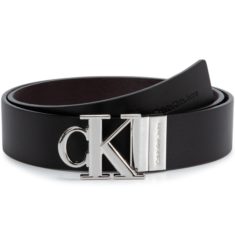 

Мужской кожаный ремень Calvin Klein, 030 Стример Серебро