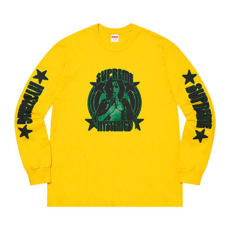 

Футболка Supreme x Hysteric Glamour Long-Sleeve Tee, Yellow