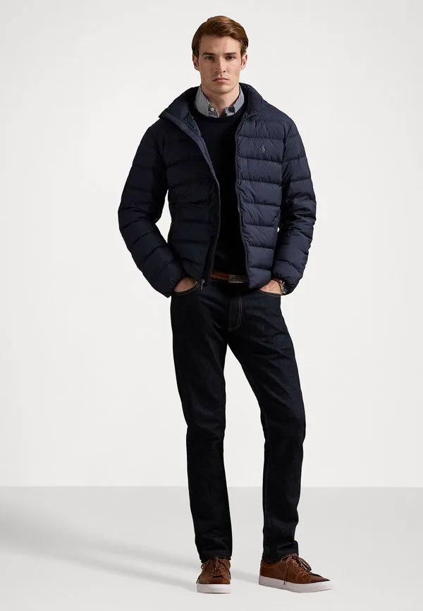 Холодная компактная пуховая куртка Polo Ralph Lauren, Collection Navy — фото 2