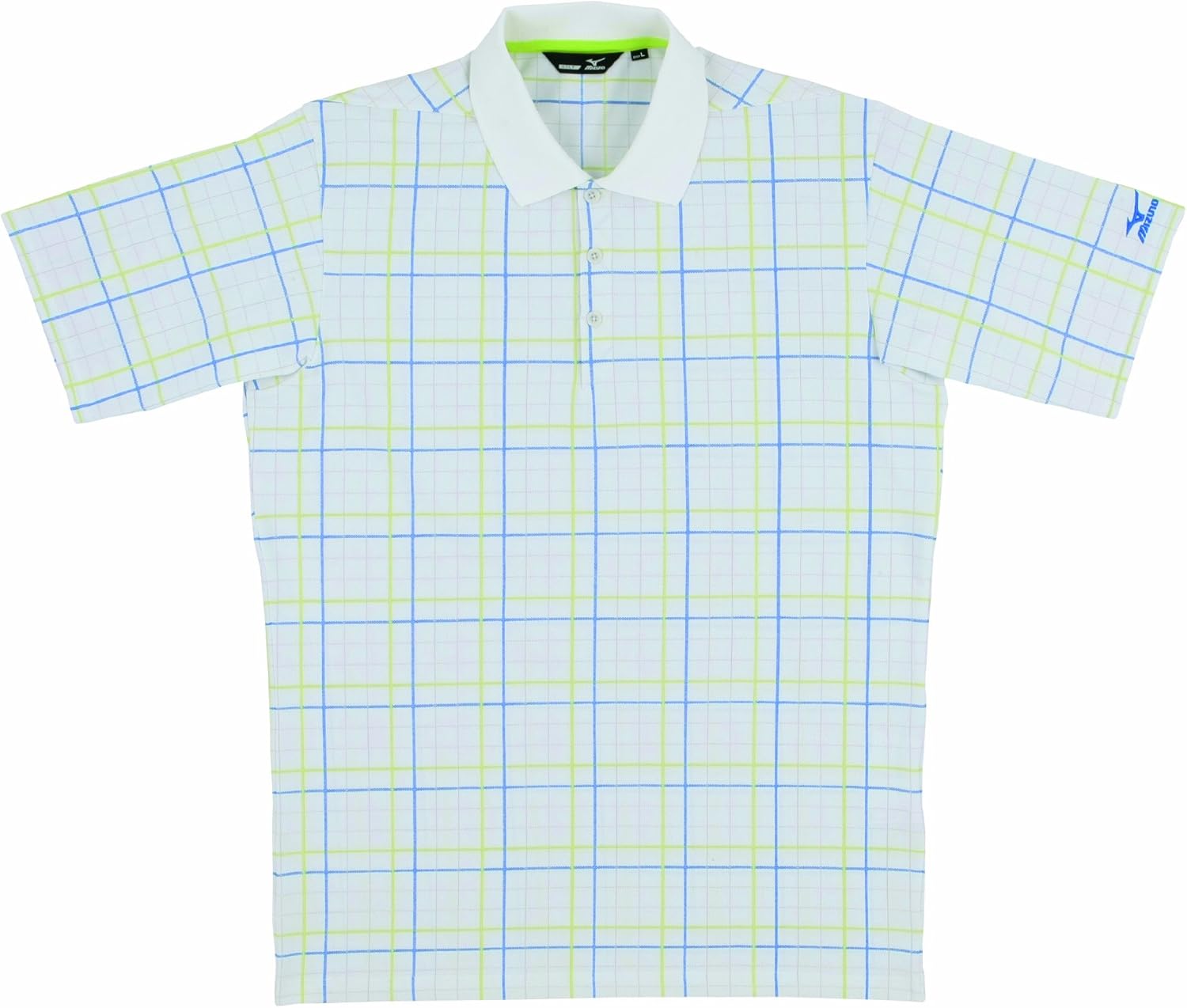 

Футболка-поло с коротким рукавом Mizuno Golf Design, белый/синий