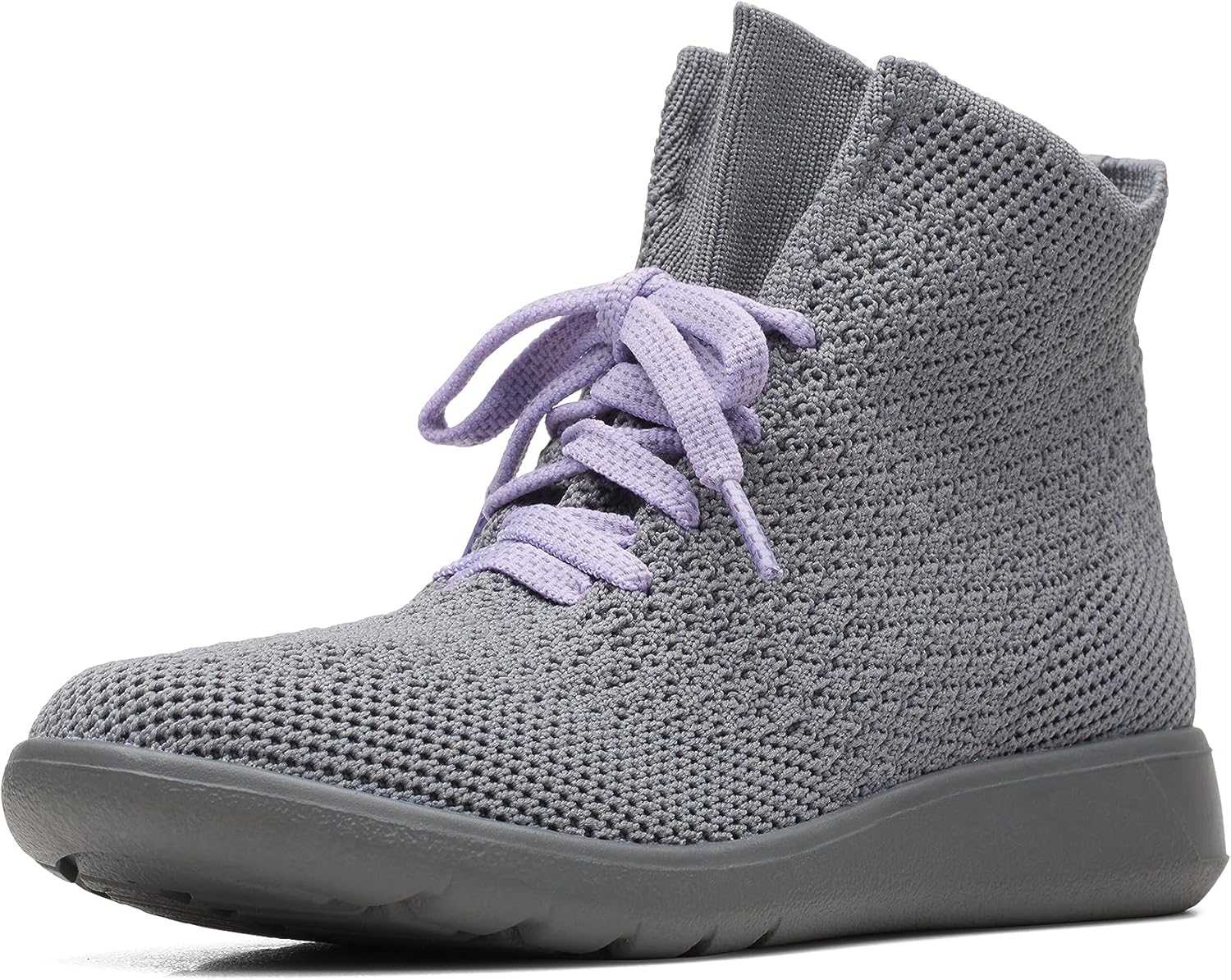 

Детский унисекс ботинки Clarks Ezera Mid K, темно-серый