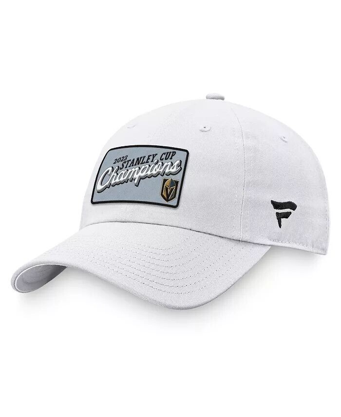 

Женская белая кепка Vegas Golden Knights 2023 Stanley Cup Champions Adjustable Fanatics