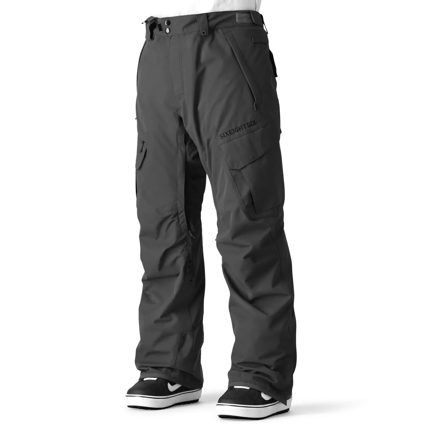 

Smarty 3-в-1 Грузовые зимние штаны 686, Charcoal