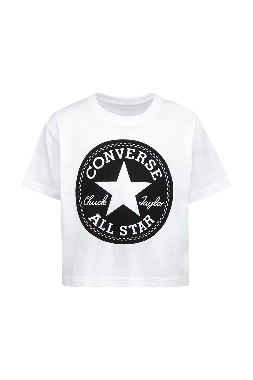 

Футболка из хлопка для детей Converse, белый