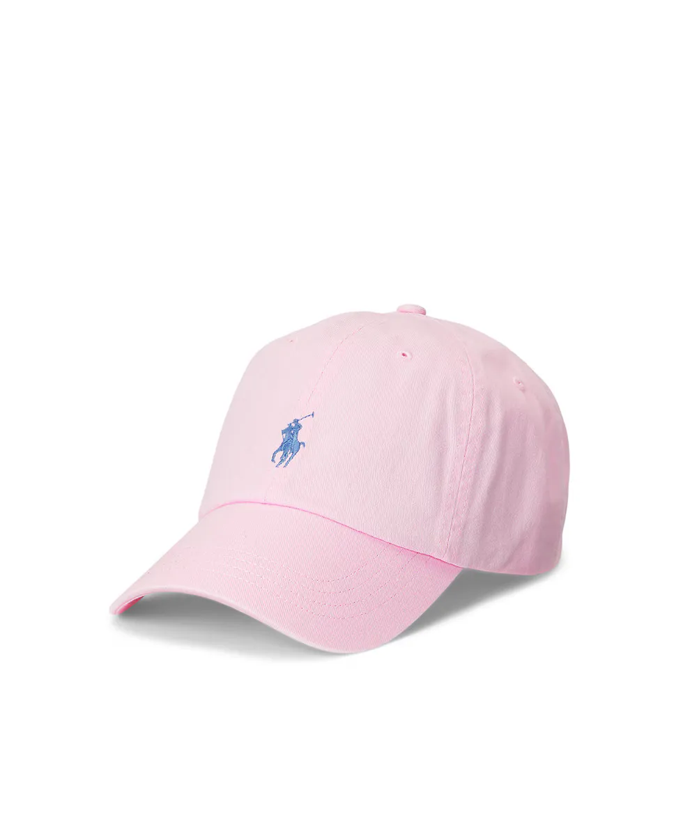 

Женская хлопковая бейсболка Polo Ralph Lauren, розовый
