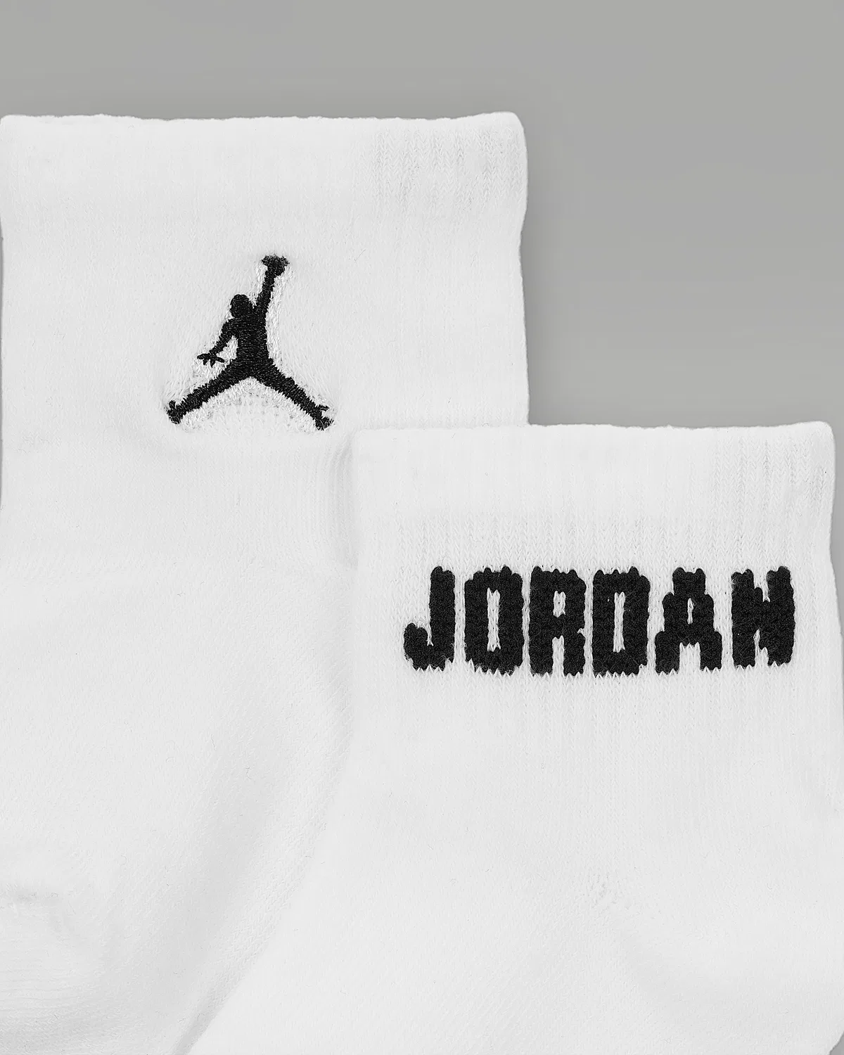 Baby /Toddler Ankle Socks (6 Pairs) Jordan Everyday Essentials, White — фото 3
