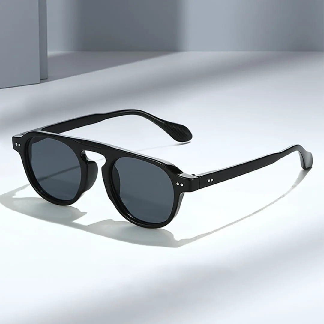 

Солнцезащитные очки в стиле ретро с заклепками, квадратная форма, женские, защита от УФ-излучения UV400, модные мужские, прозрачная оправа TVTBBVV, Tea Dark Green