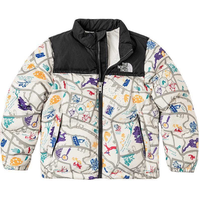 Пуховик Nuptse ICON96 Dune White для детей 3-7 лет THE NORTH FACE, белый — фото 3