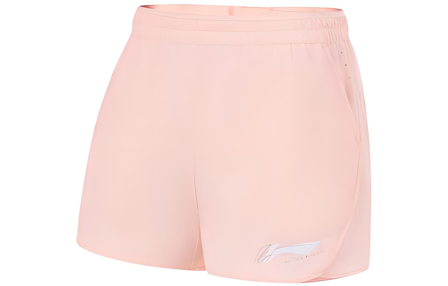 

LINING Фитнес серия спортивные шорты Women's Light Cherry Blossom Pink