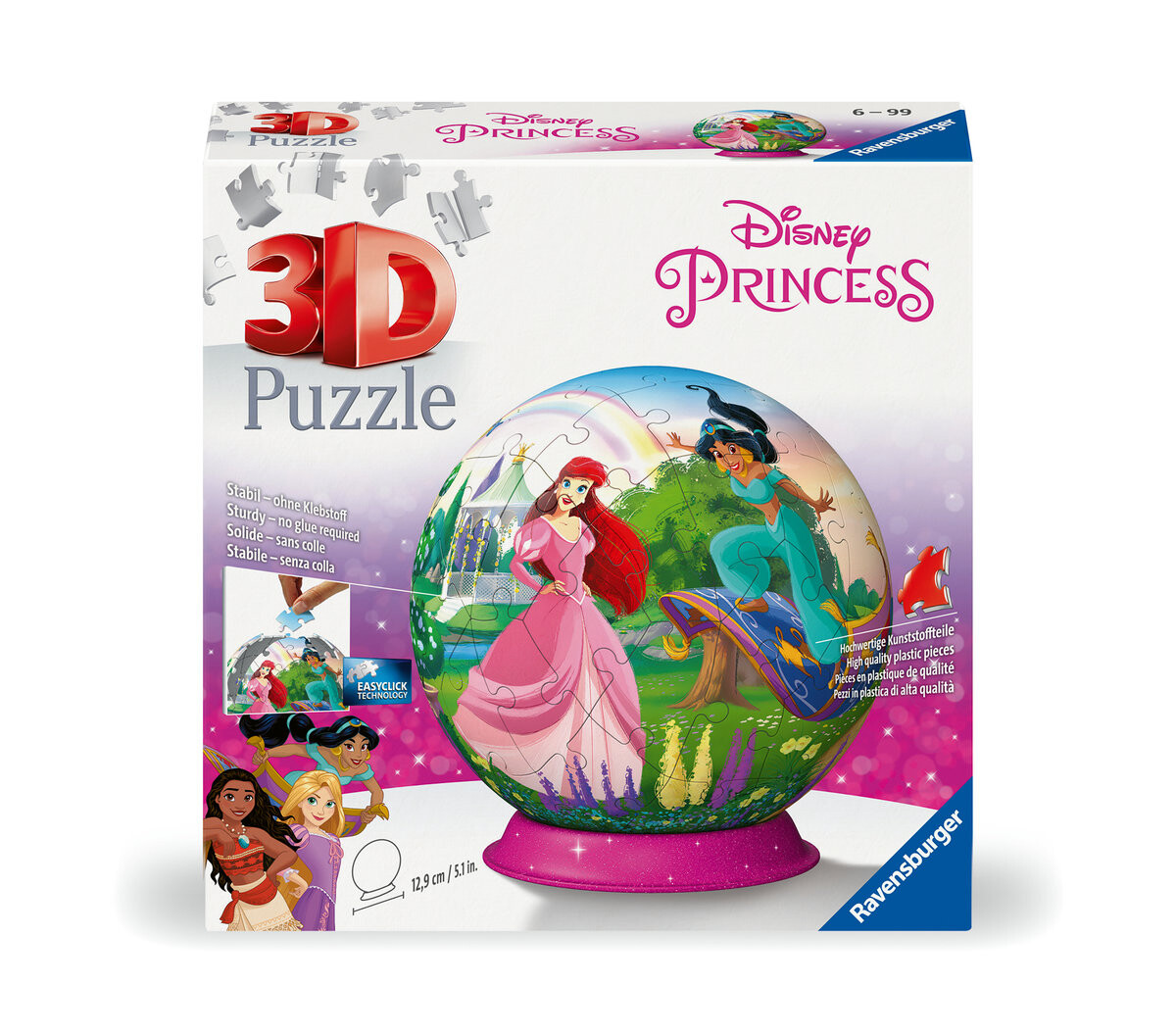

3D Пазл, Сфера, Принцессы Диснея Ravensburger