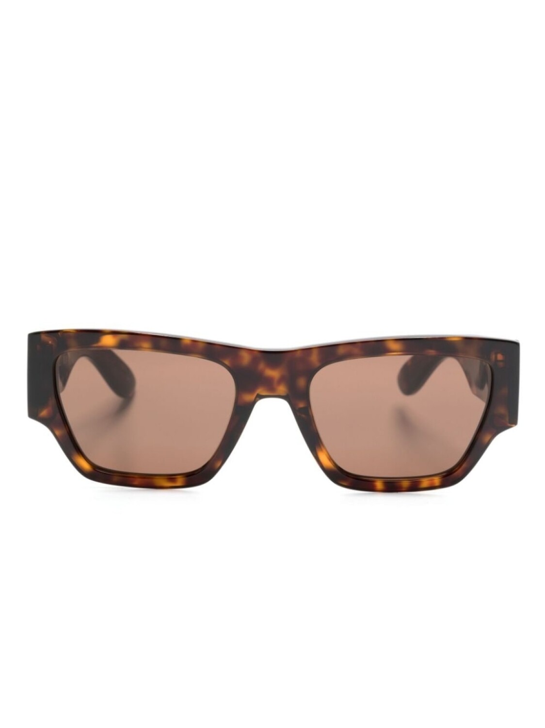 

Alexander McQueen Eyewear солнцезащитные очки в квадратной оправе, коричневый