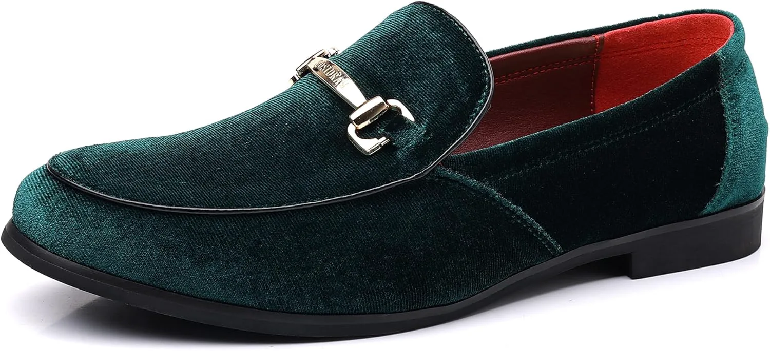 

Мужские классические туфли COSIDRAM, лоферы из замши, деловые, с медной цепочкой, для вечеринок и свадеб, зеленый