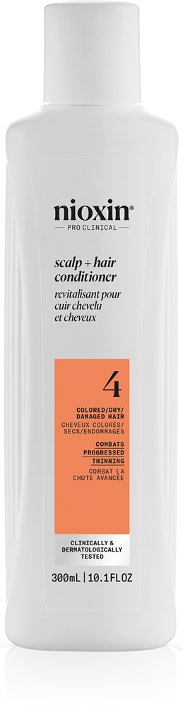 

System 4 Scalp + Hair Conditioner увлажняющий и питательный кондиционер для поврежденных и окрашенных волос Nioxin, 300 мл