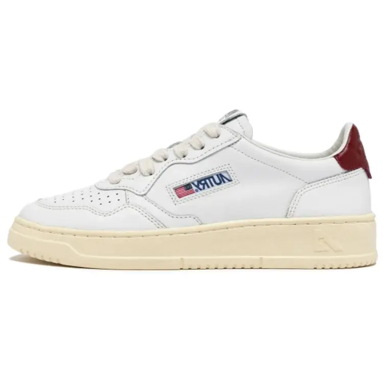 

Кроссовки AUTRY Skateboarding Low-top, белый/бордовый