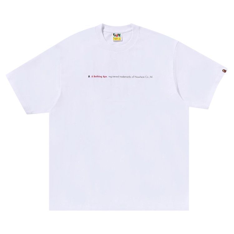 

Футболка BAPE Hightlight Logo Relaxed Fit Tee, White
