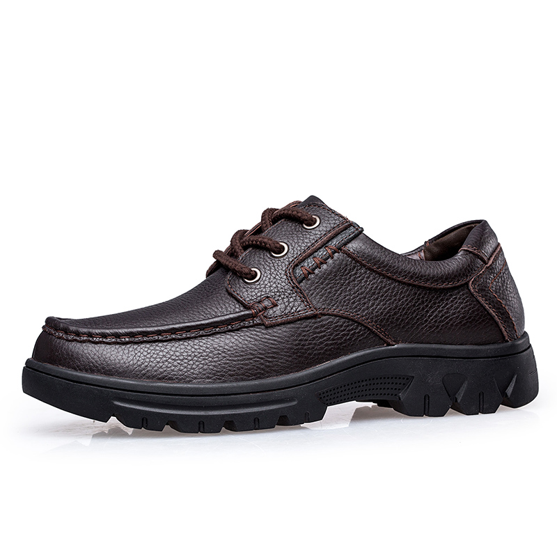 

LEXON Повседневные кожаные туфли мужские низкие черные/коричневые