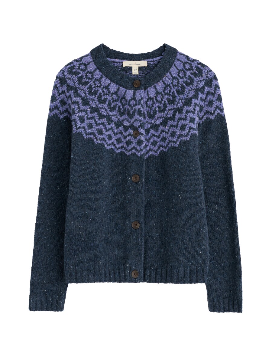 

Вязаный кардиган Seasalt Cornwall Port Kinnis, темно-синий