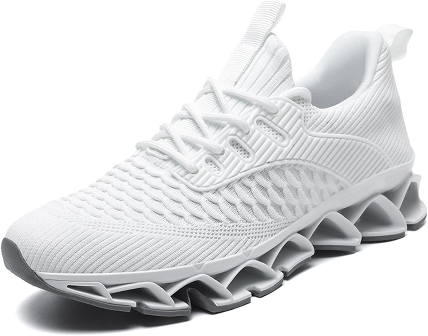 

Мужские летние кроссовки с амортизацией, модные, дышащие сетчатые прогулочные кроссовки Generic, белый