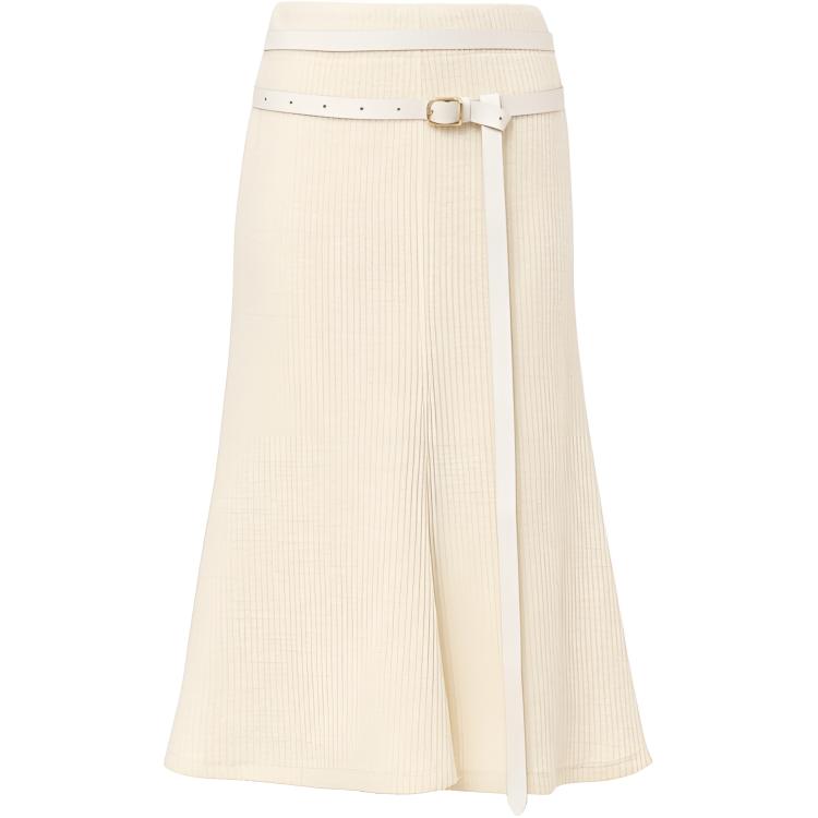 

Chloe FW22 Повседневная длинная юбка женская цвета экрю Chloé, Ecru