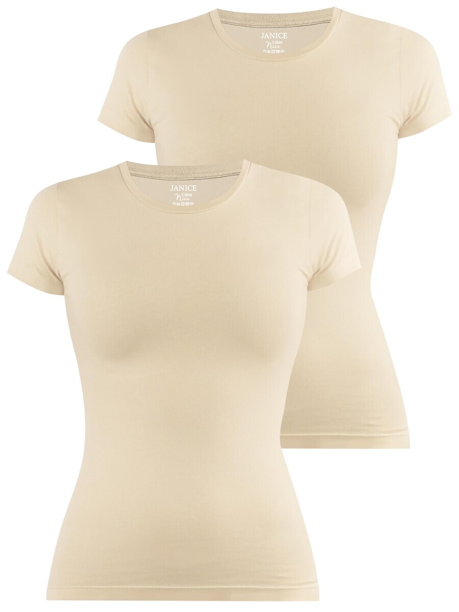 

Футболка Janice Shirt Nice, бежевый