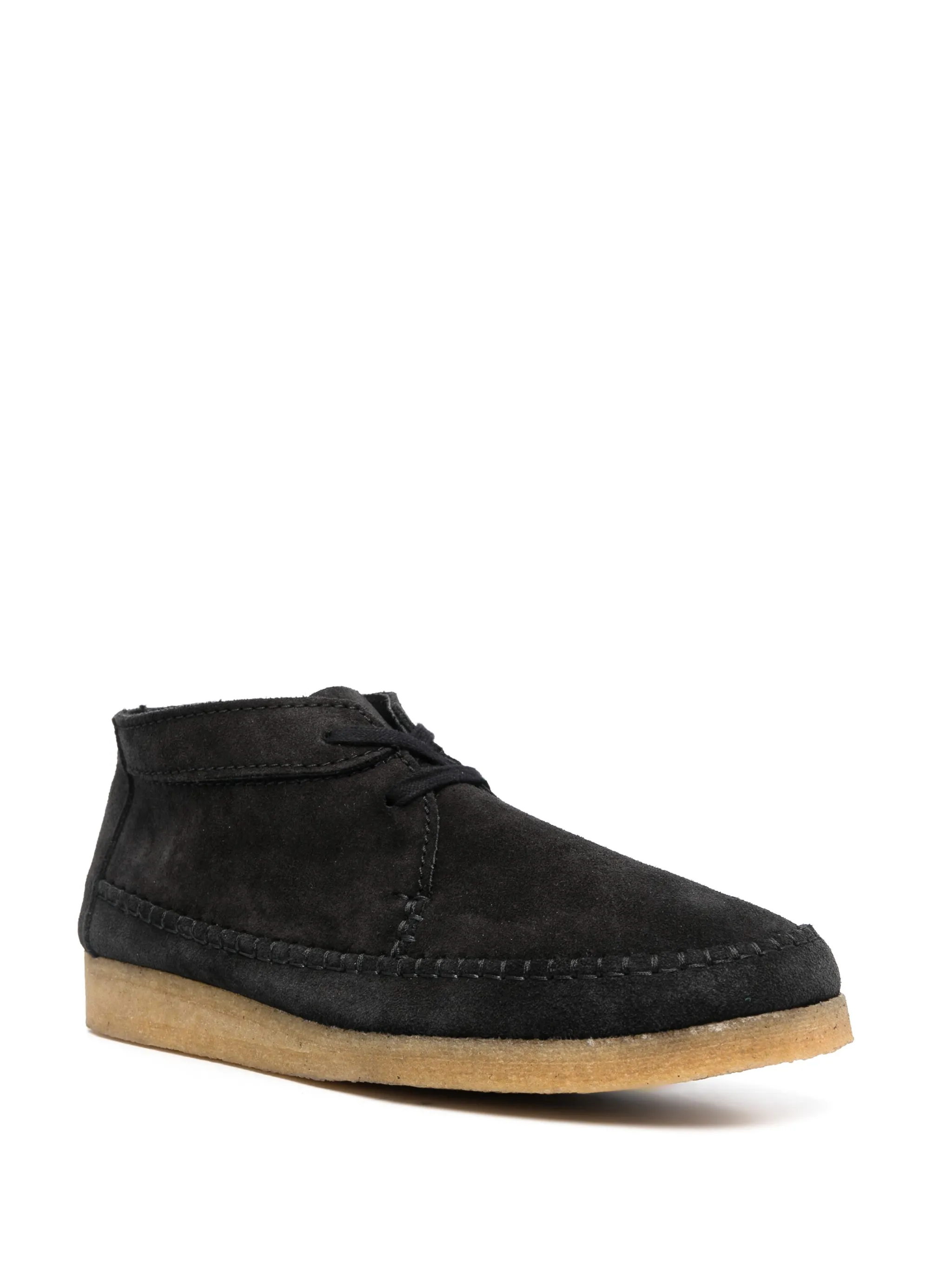 Ботинки с декоративной строчкой Clarks Originals, черный — фото 2