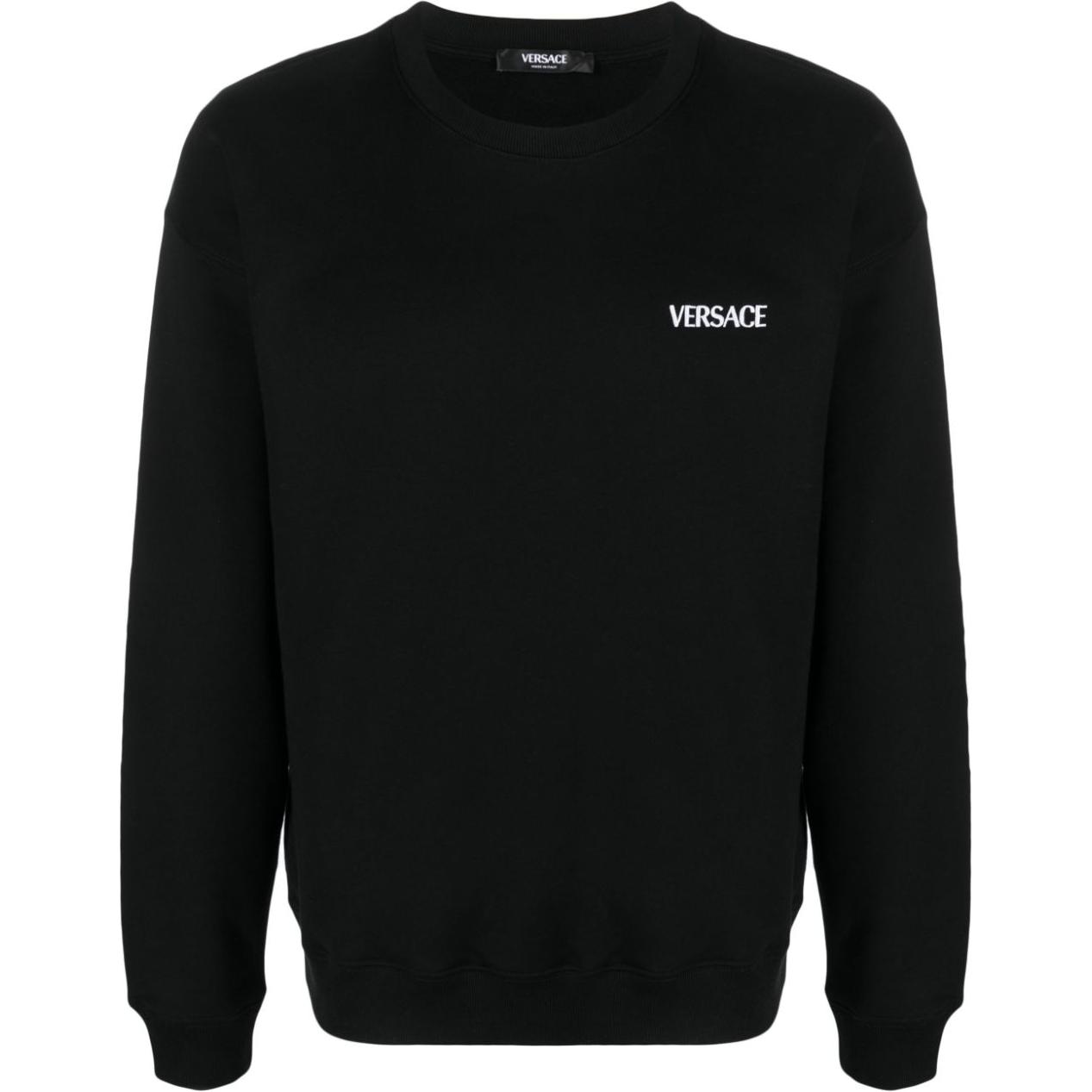 

Толстовка Hills с круглым вырезом VERSACE, черный