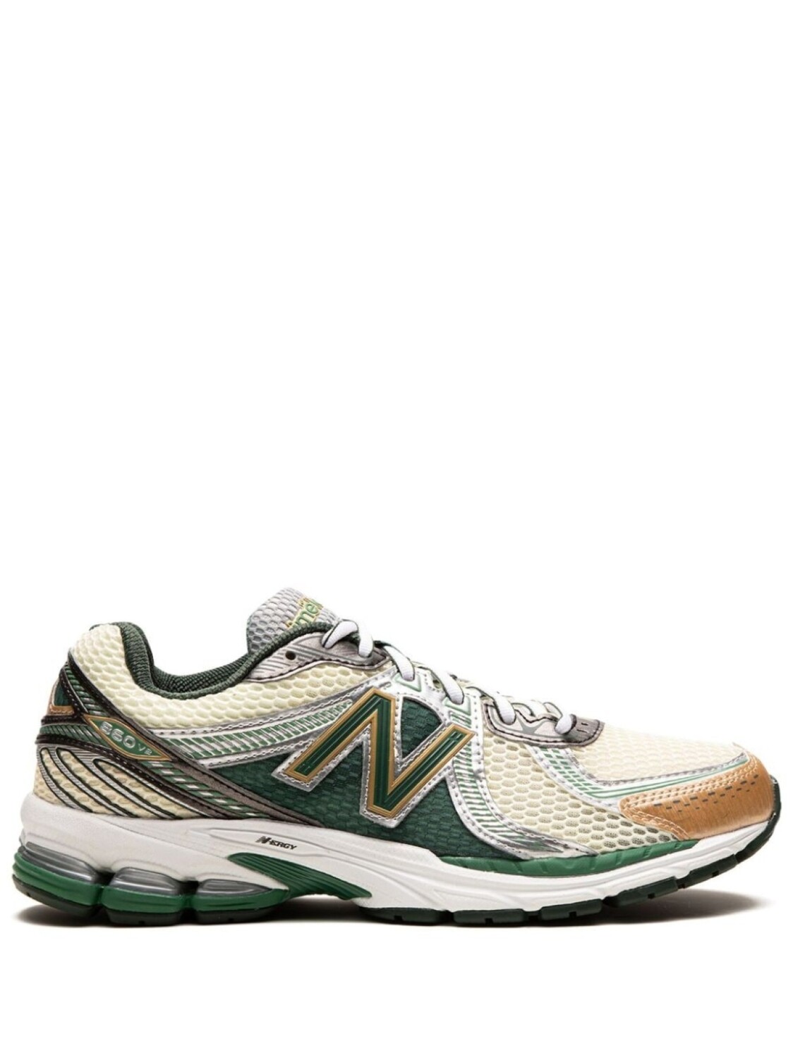 

New Balance кроссовки 860 v2 Green из коллаборации с Aimé Leon Dore, зеленый