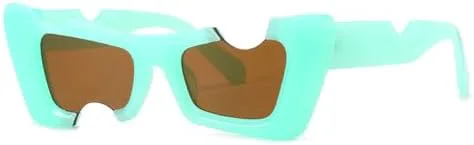 

Винтажные солнцезащитные очки 2027 года с маленьким вырезом для женщин, модные солнцезащитные очки в стиле хип-хоп для мужчин, панк-очки, белые очки MTZJH, C6