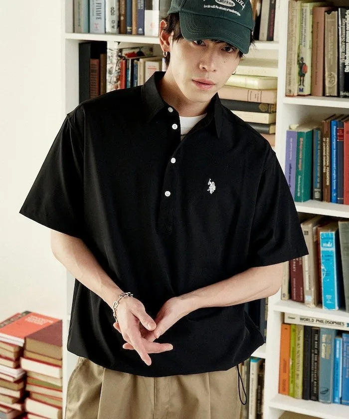 Одноточечный пуловер, ограниченная серия U.S. Polo Assn., black