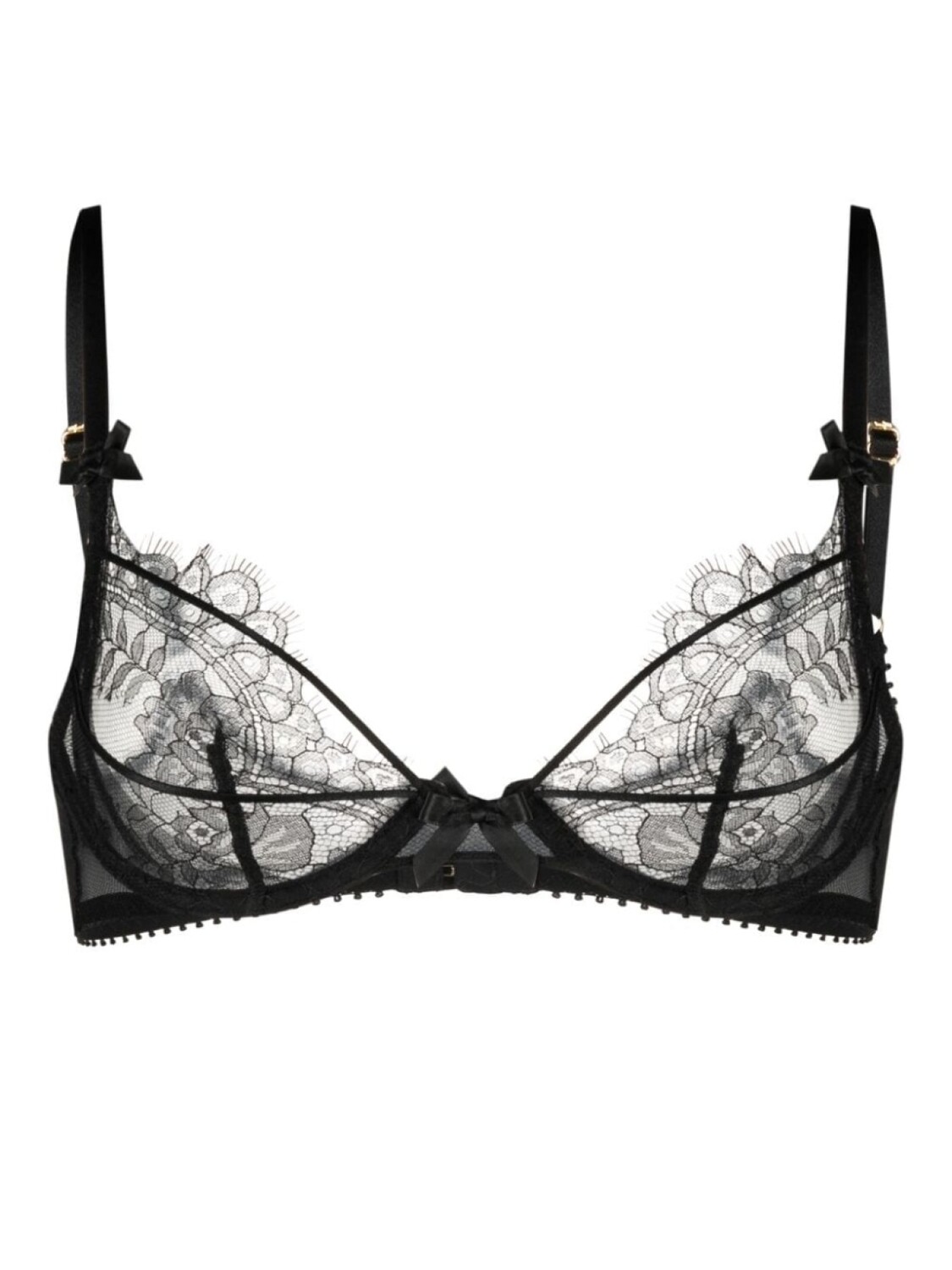 

Agent Provocateur бюстгальтер Kiya с кружевом, черный