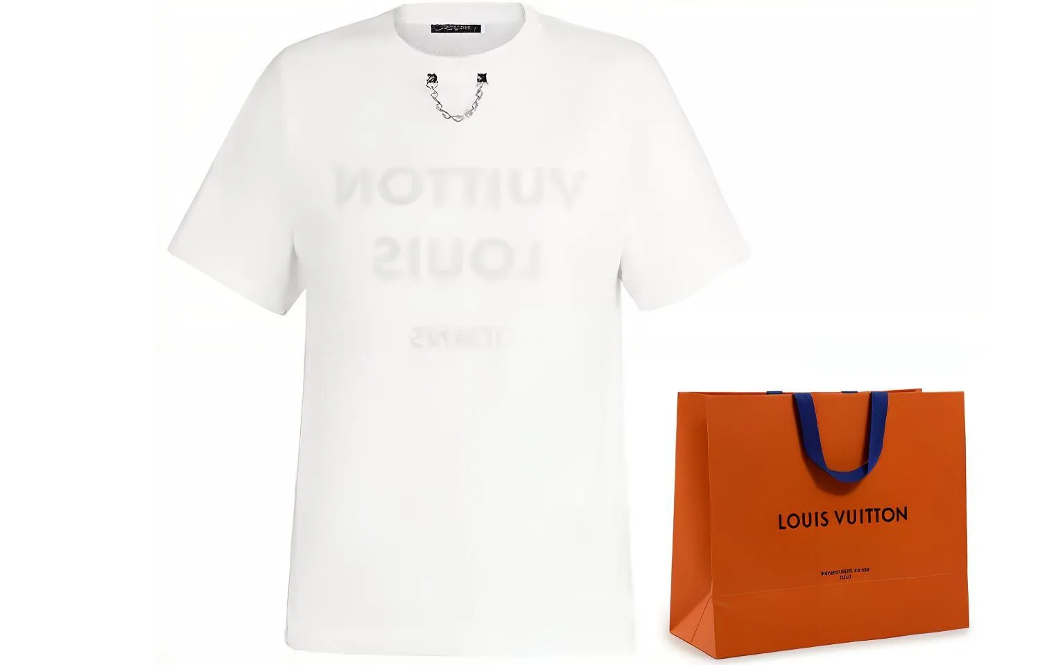 Футболка с принтом LOUIS VUITTON, Shopping Bag Included