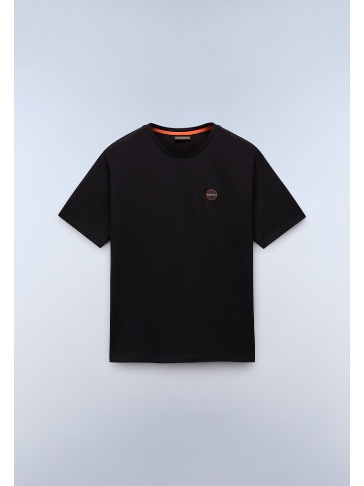 

Футболка S-Badge Ss 1 черного цвета Napapijri, Черный, Футболка S-Badge Ss 1 черного цвета Napapijri