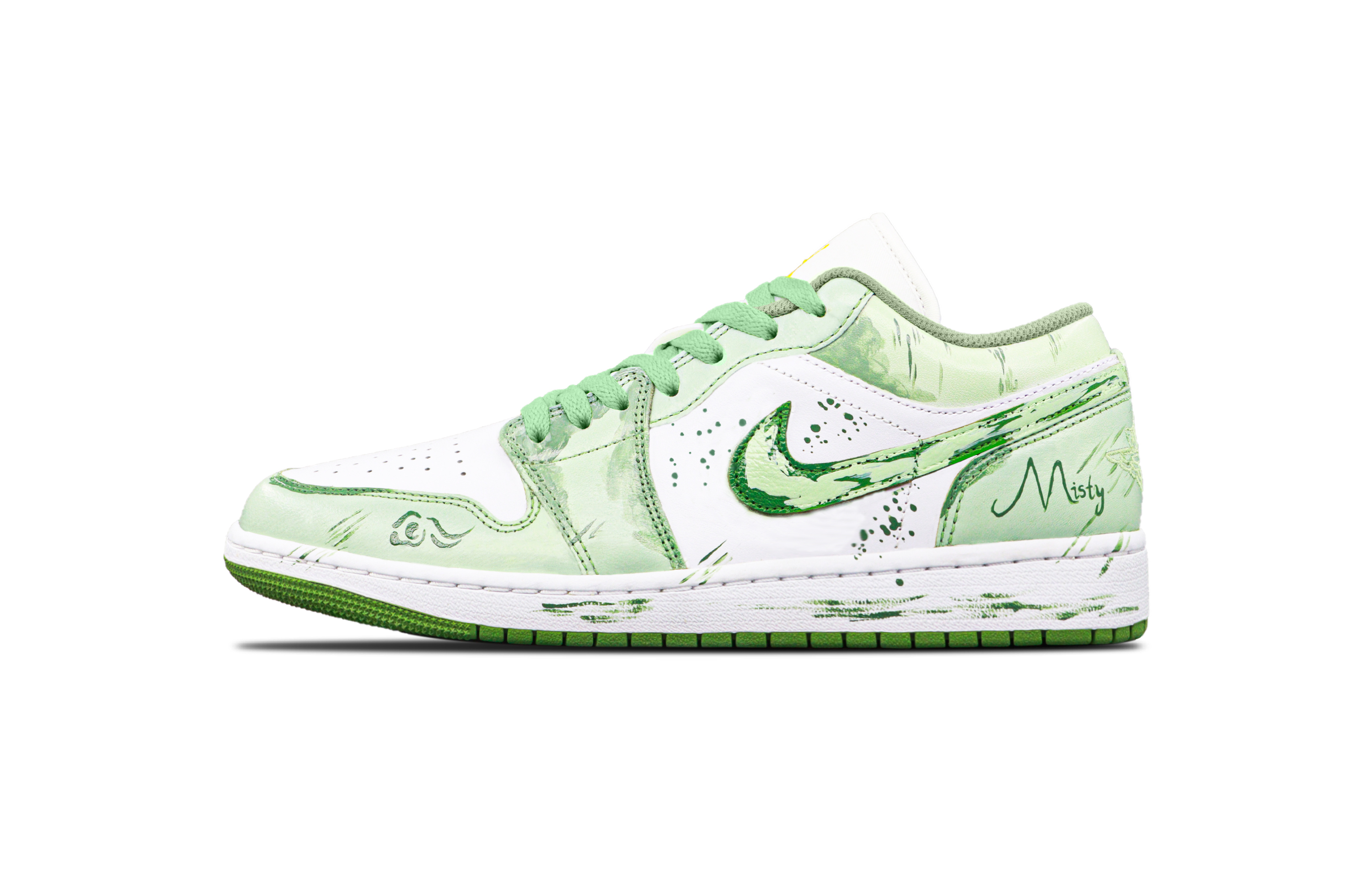 

Jordan Баскетбольные кроссовки Air 1 Vintage, низкие, мужские, зеленые