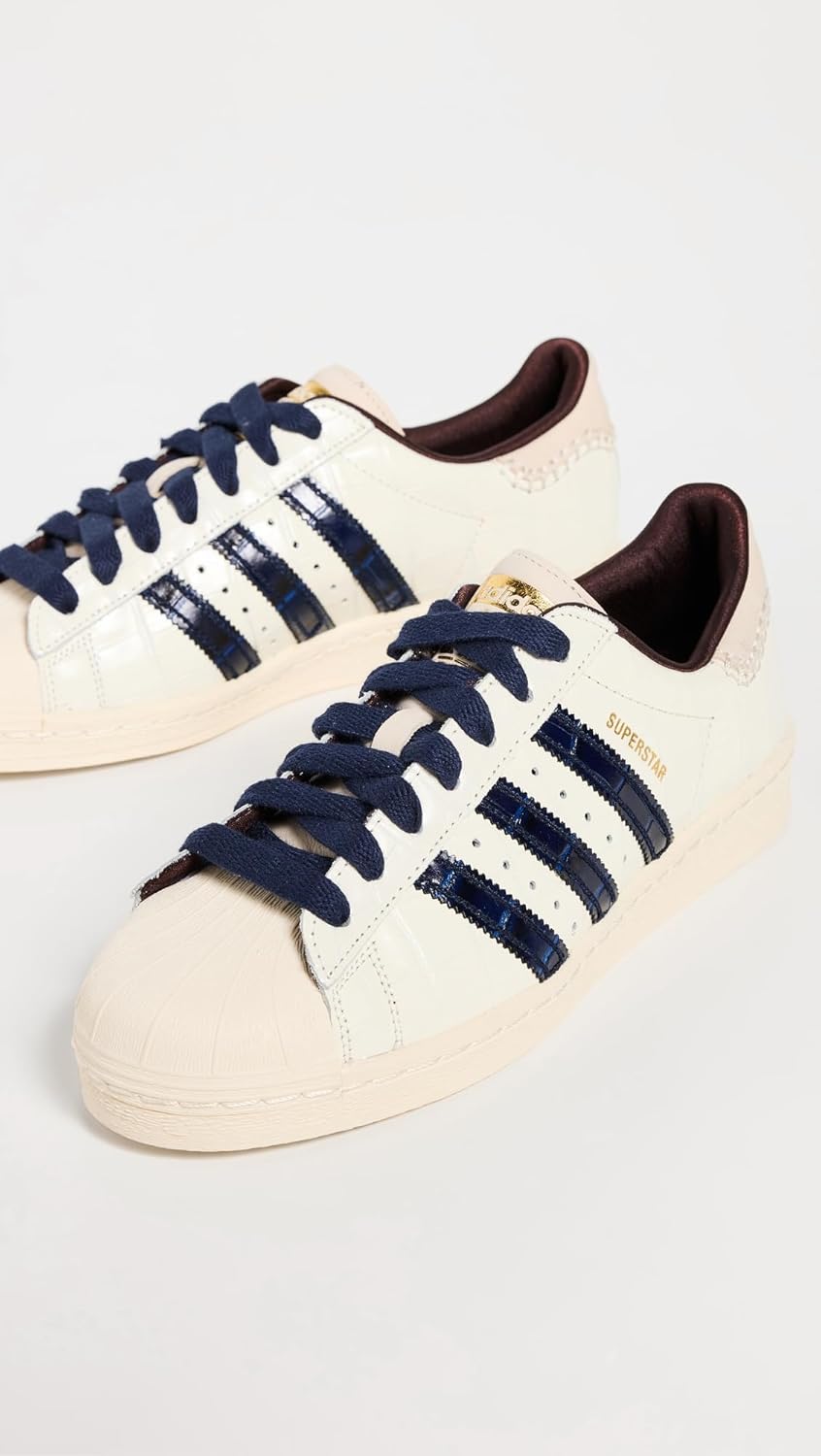 Кроссовки унисекс adidas x Wales Bonner Superstar, белый/синий — фото 4