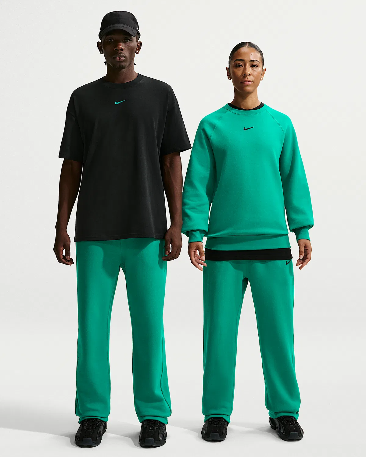 NOCTA Fleece CS Open-Hem Sweatpants NOCTA, Neptune Green/Neptune Green/Black